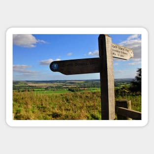 South Downs Beacon Hill Hampshire England Sticker